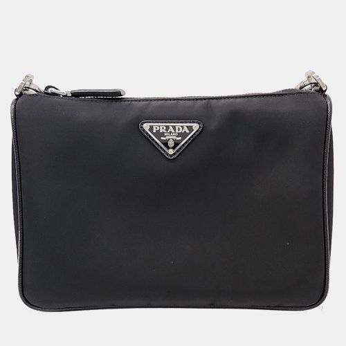 Prada Black Re-Nylon Shoulder Bag - Prada - Modalova