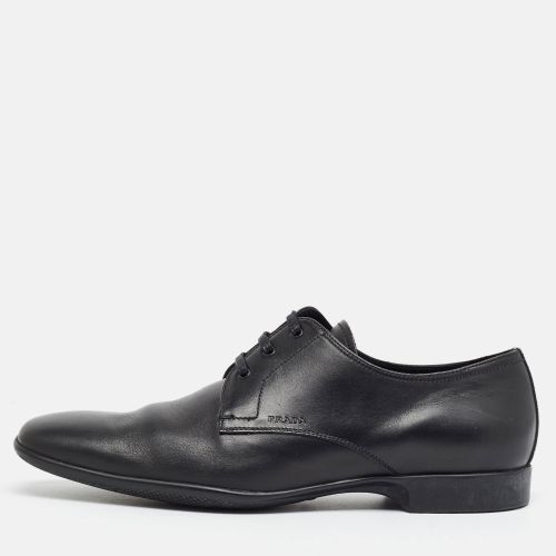 Prada Size 43.5 Black Leather Derby - Prada - Modalova