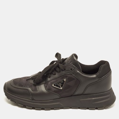 Prax 2.0 Size 43 Leather and Nylon Lace Up Sneakers - Prada - Modalova