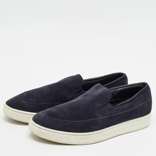 Size 42 Suede Slip On Sneakers - Prada - Modalova
