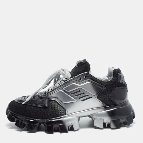 Cloudbust Thunder Size 42 /Silver Fabric and Leather Sneakers - Prada - Modalova