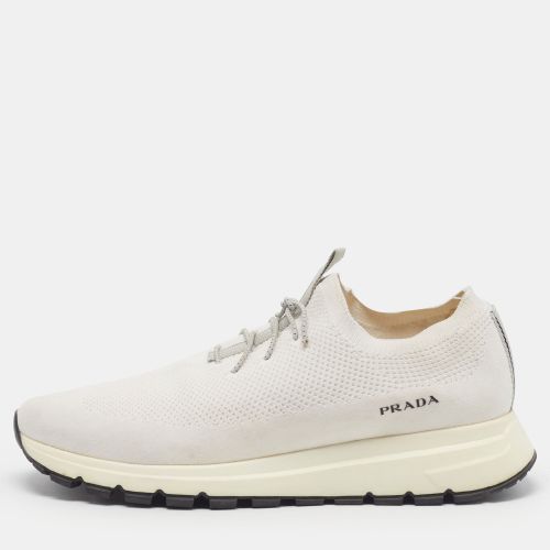 Prax Size 42.5 Knit Fabric Low Top Sneakers - Prada - Modalova