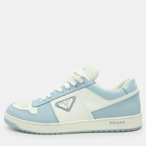 Downtown Size 44 Leather Low Top Sneakers - Prada - Modalova