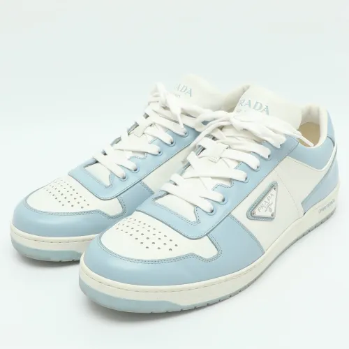 Downtown Size 44 Leather Low Top Sneakers - Prada - Modalova