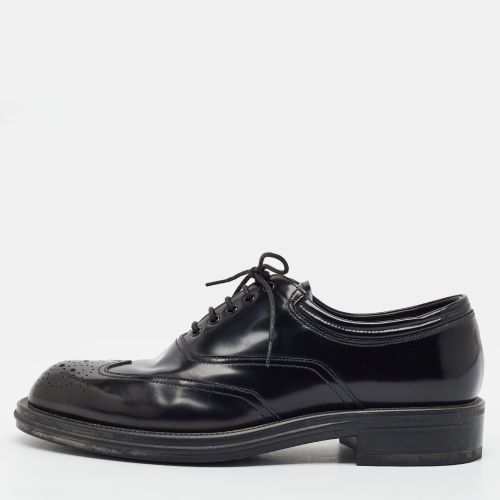 Size 39 Brushed Leather Brogues - Prada - Modalova