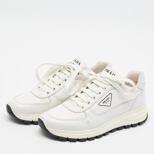 Prax 01 Size 39 Leather and Nylon Low Top Sneakers - Prada - Modalova