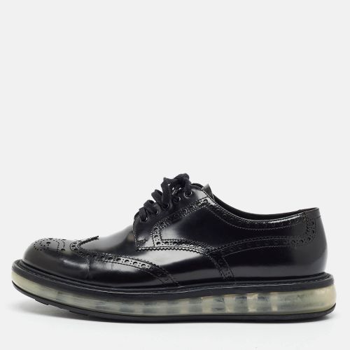 Levitate Size 41.5 Brogue Leather Lace Up Wingtip Derby - Prada - Modalova