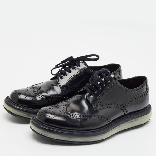 Levitate Size 41.5 Brogue Leather Lace Up Wingtip Derby - Prada - Modalova