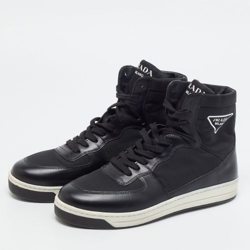Re-Nylon Size 37 Leather and Nylon High Top Sneakers - Prada - Modalova