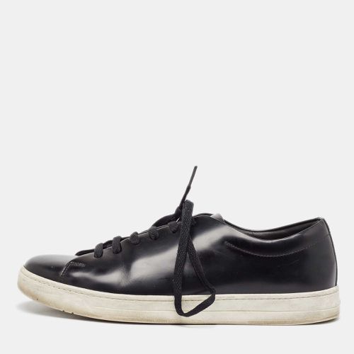 Prada Black Leather Lace Up Sneakers Size 42 - Prada - Modalova