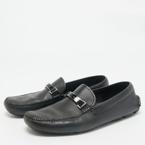 Leather Slip On Loafers Size 41.5 - Prada - Modalova