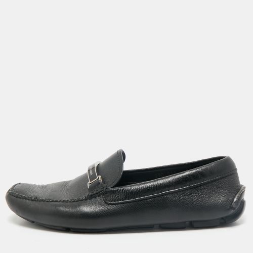 Leather Slip On Loafers Size 41.5 - Prada - Modalova