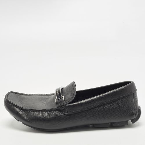 Size 41.5 Saffiano Leather Driver Loafers - Prada - Modalova