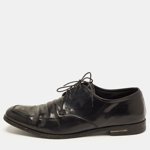 Square Size 42.5 Patent Leather Oxfords - Prada - Modalova