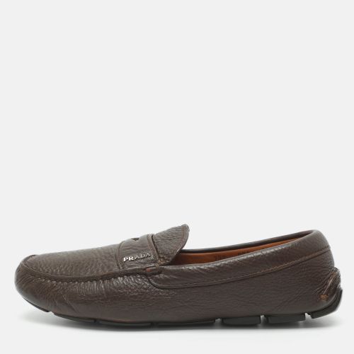Size 42.5 Leather Loafers - Prada - Modalova