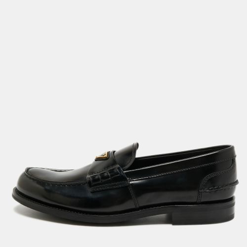 Size 42.5 Leather Penny Loafers - Prada - Modalova