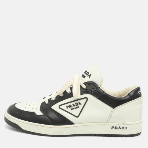 New Avenue Size 41.5 Leather Low Top Sneakers - Prada - Modalova