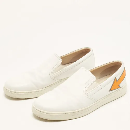 Linea Rossa Size 43 Leather Slip On Sneakers - Prada - Modalova