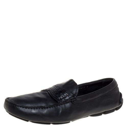 Leather Slip On Loafers Size 42 - Prada - Modalova