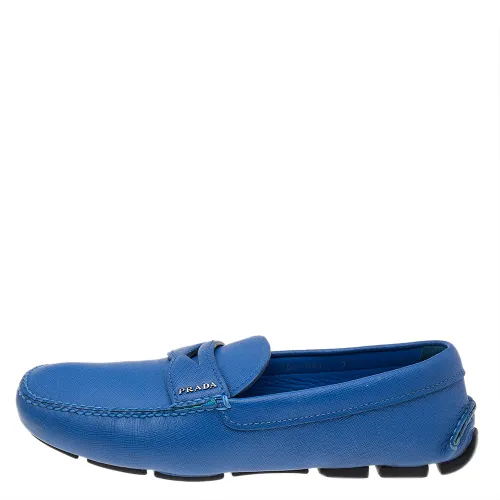 Leather Slip On Loafers Size 41 - Prada - Modalova
