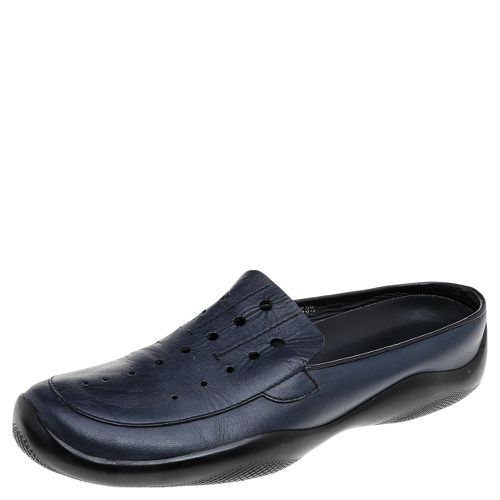 Leather Driving Slip On Loafers Size 38.5 - Prada - Modalova