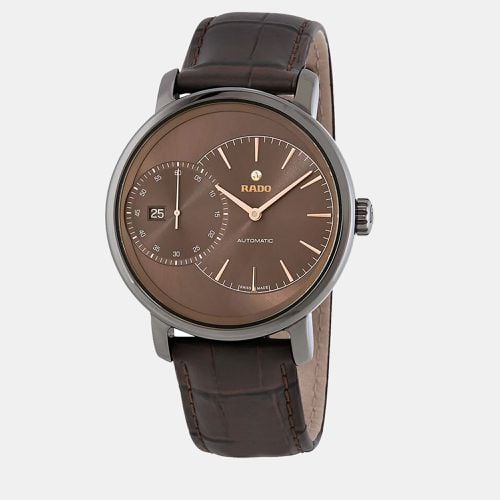 Rado Brown Leather Watch 43 mm - Rado - Modalova