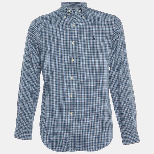 Ralph Lauren Blue Checked Coton Classic Fit Button Down Shirt S - Ralph Lauren - Modalova