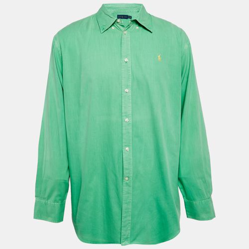 Ralph Lauren Green Cotton Button Front Full Sleeve Shirt XL - Ralph Lauren - Modalova