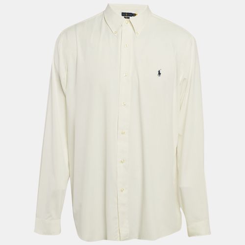 Ralph Lauren White Stretch Nylon Classic Fit Shirt XL - Ralph Lauren - Modalova