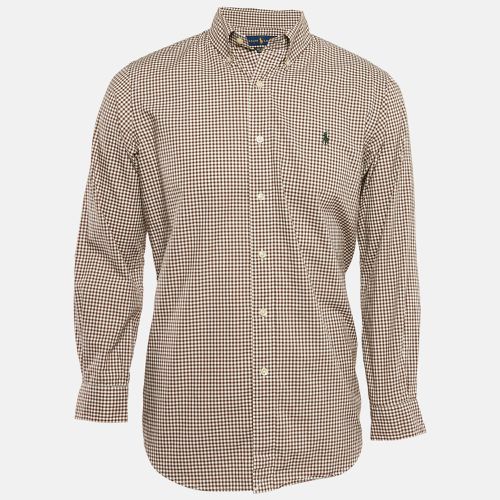 Gingham Checks Stretch Cotton Shirt M - Ralph Lauren - Modalova