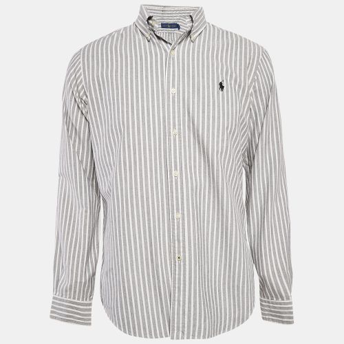 Striped Cotton Long Sleeve Shirt M - Ralph Lauren - Modalova