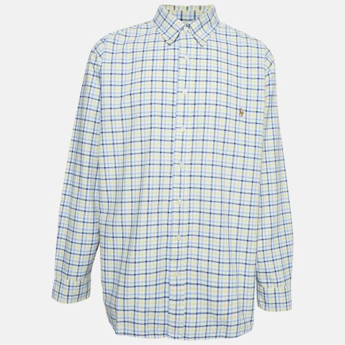 Ralph Lauren Yellow/Blue Checks Cotton Long Sleeve Shirt XXL - Ralph Lauren - Modalova