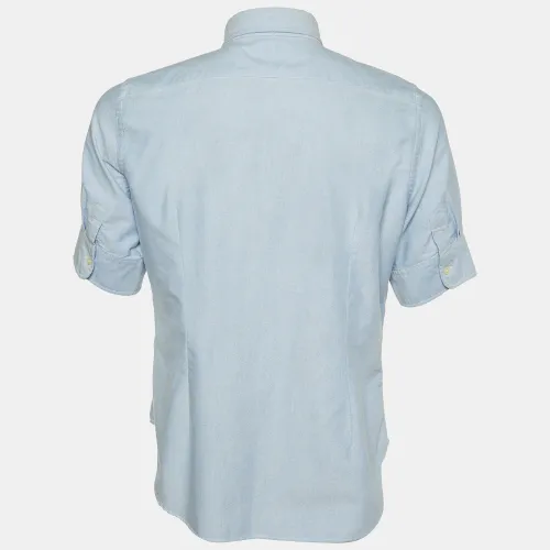 Light Denim Button Front Shirt XL - Ralph Lauren - Modalova