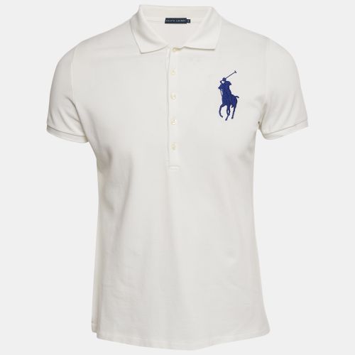 Ralph Lauren White Embroidered Polo Pony Cotton Polo T-Shirt XL - Ralph Lauren - Modalova