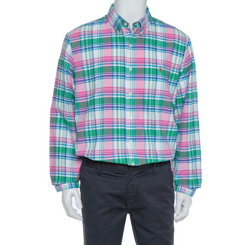 Ralph Lauren Multicolor Plaid Cotton Long Sleeve Button Front Shirt XL - Ralph Lauren - Modalova