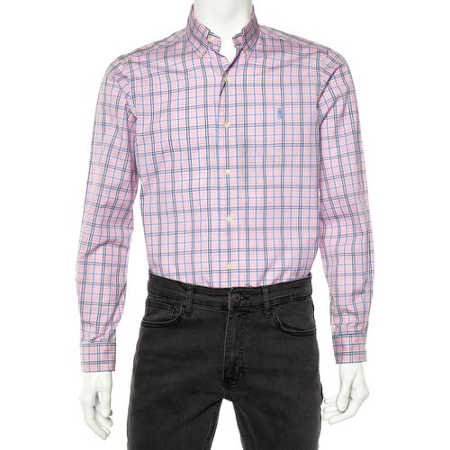 Checked Cotton Long Sleeve Classic Fit Shirt S - Ralph Lauren - Modalova