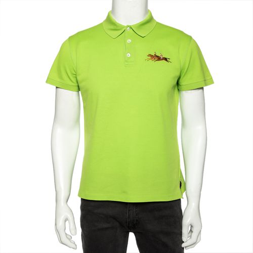 Ralph Lauren Green Cotton Pique Tailored Fit Polo T-Shirt M - Ralph Lauren - Modalova