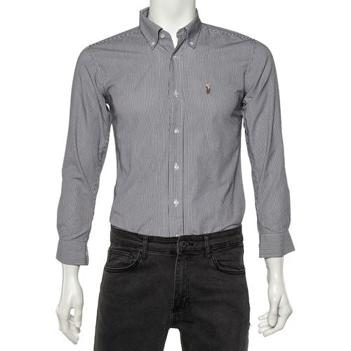 Ralph Lauren Monochrome Striped Cotton Classic Fit Shirt S - Ralph Lauren - Modalova