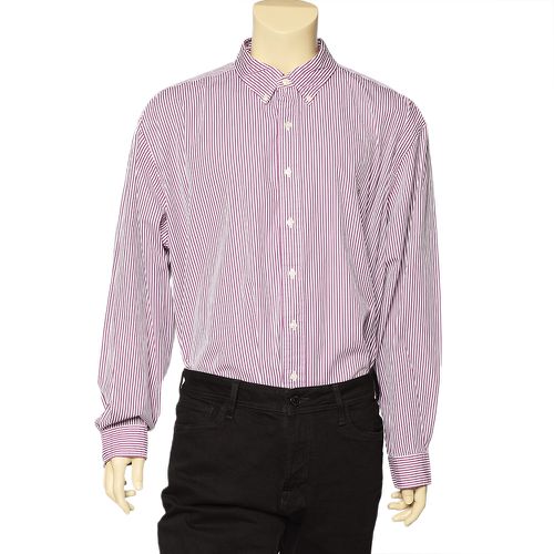 Ralph Lauren Purple Striped Cotton Button Front Shirt 3XB - Ralph Lauren - Modalova