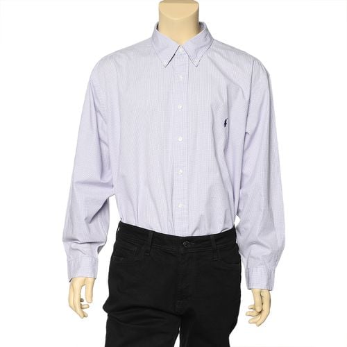 Ralph Lauren Purple Checkered Cotton Button Front Shirt 3XB - Ralph Lauren - Modalova