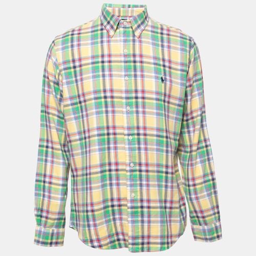 Ralph Lauren Multicolor Checkered Cotton Button Front Shirt L - Ralph Lauren - Modalova