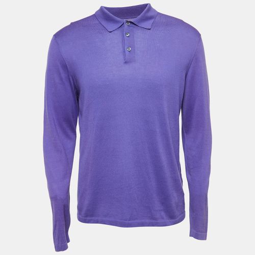 Ralph Lauren Purple Cotton Full Sleeve Polo T-Shirt M - Ralph Lauren - Modalova