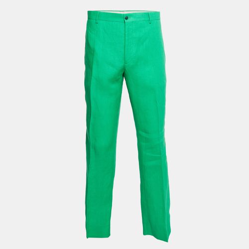 Ralph Lauren Purple Label Green Linen Trousers XXL - Ralph Lauren Purple Label - Modalova