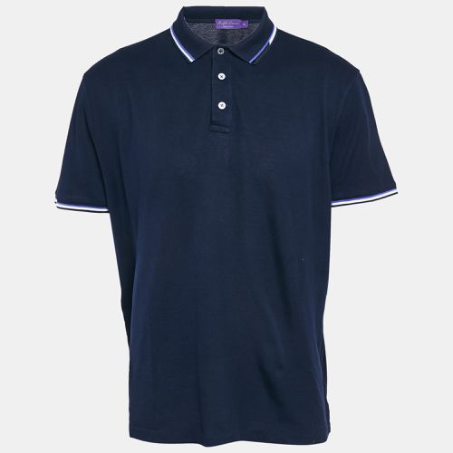 Ralph Lauren Purple Label Navy Blue Cotton Pique Polo T-Shirt XXL - Ralph Lauren Purple Label - Modalova