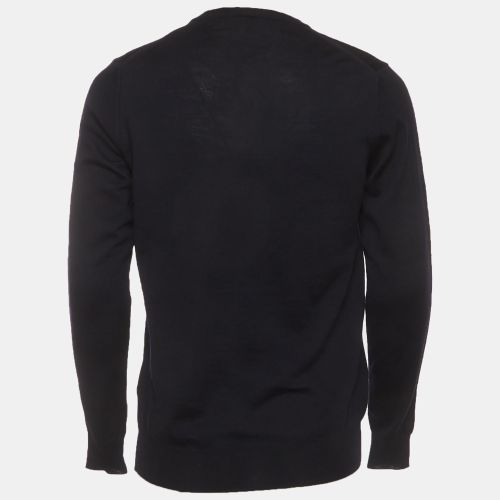 Logo Embroidered Wool Knit Pullover M - Roberto Cavalli - Modalova