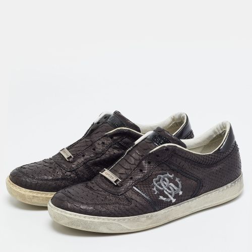 Size 42 Python Leather Slip On Sneakers - Roberto Cavalli - Modalova