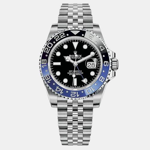 Rolex Stainless Steel GMT-Master II Batman Jubilee 40 mm - Rolex - Modalova