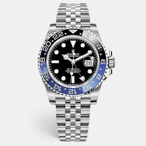 Rolex Black Stainless Steel GMT-Master II 126710BLNR Men's Wristwatch 40 mm - Rolex - Modalova