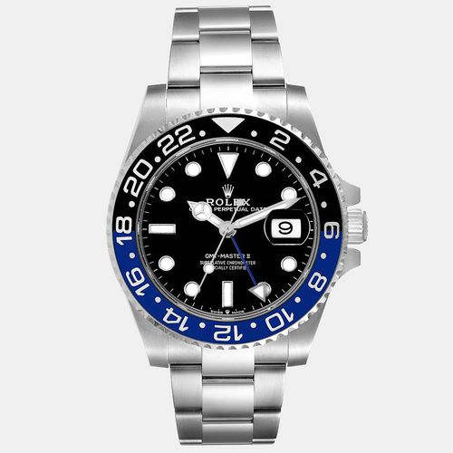 Rolex Black Stainless Steel GMT-Master II 126710 BLNR Automatic Men's Wristwatch 40 mm - Rolex - Modalova