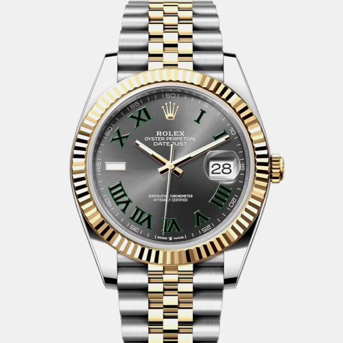 Rolex -18K Yellow Gold & Stainless Steel 41 Datejust 41126333 - Rolex - Modalova